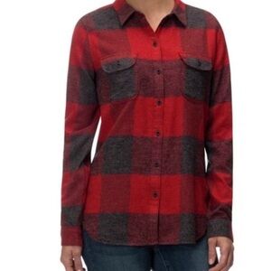Women’s Woolrich Buffalo Check Flannel Shirt - Organic Cotton